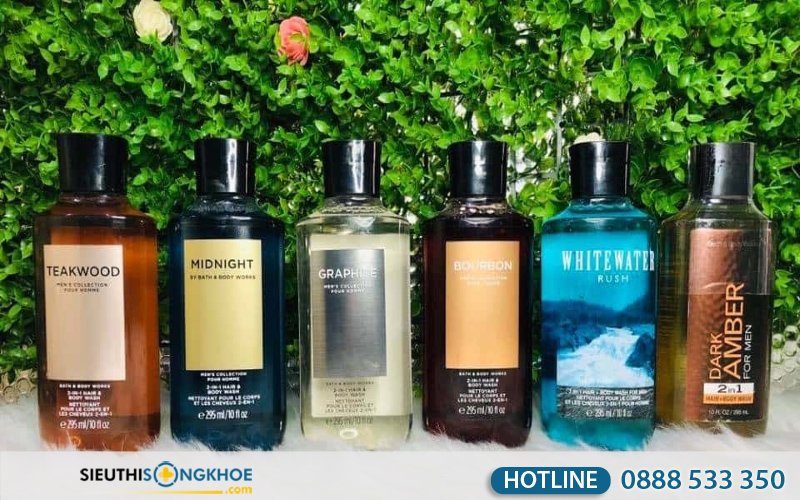 Sữa tắm gội thơm lâu dành cho nam Bath & Body Works Gel