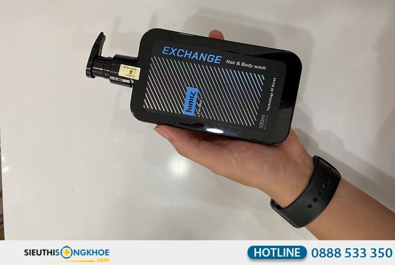 Sữa tắm gội thơm lâu dành cho nam Himiz exchange