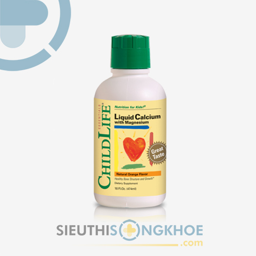 Childlife Liquid Calcium With Magnesium - Sản Phẩm Hỗ Trợ Tăng Chiều Cao & Sức Đề Kháng Trẻ Nhỏ
