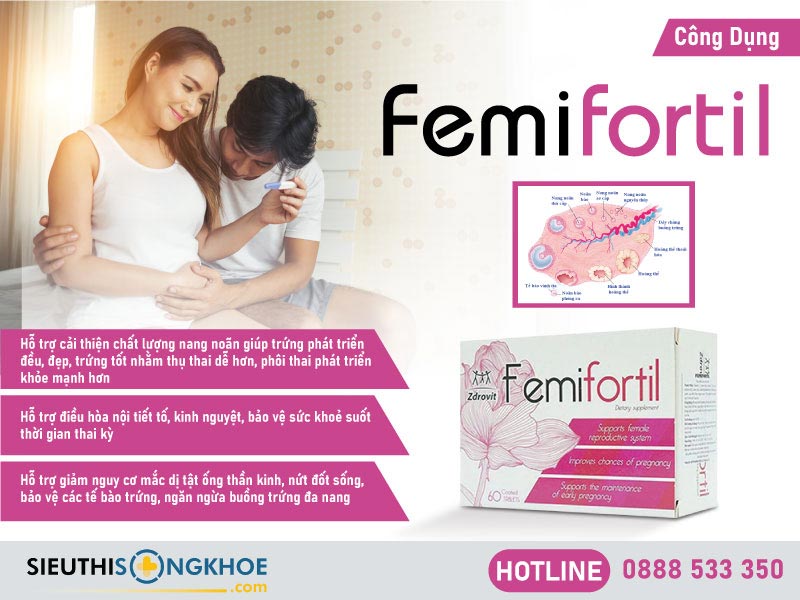 công dụng của femifortil