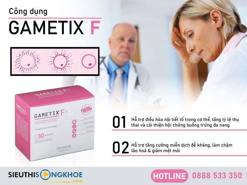 công dụng của gametix f
