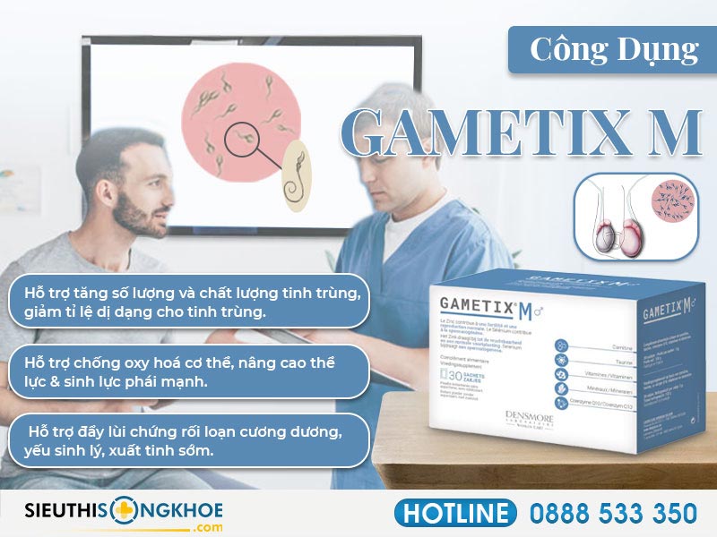 công dụng của gametix m