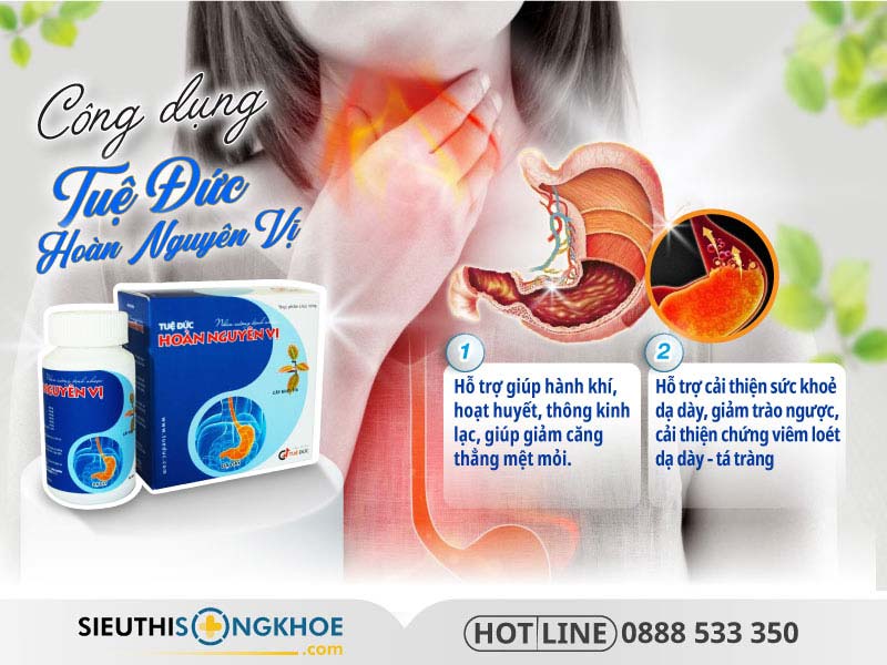công dụng của tuệ đức hoàn nguyên vị
