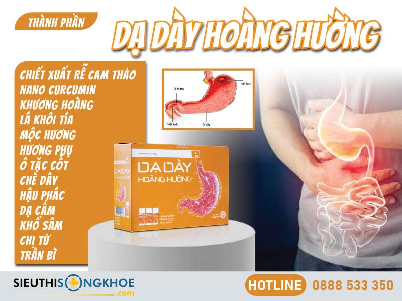 thành phần của dạ dày hoàng hường