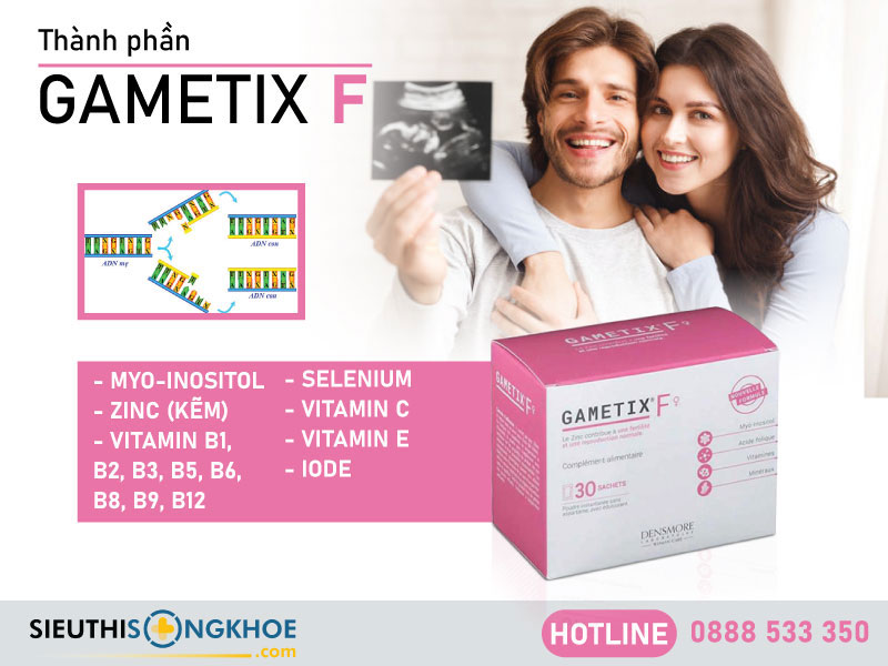 thành phần của gametix f