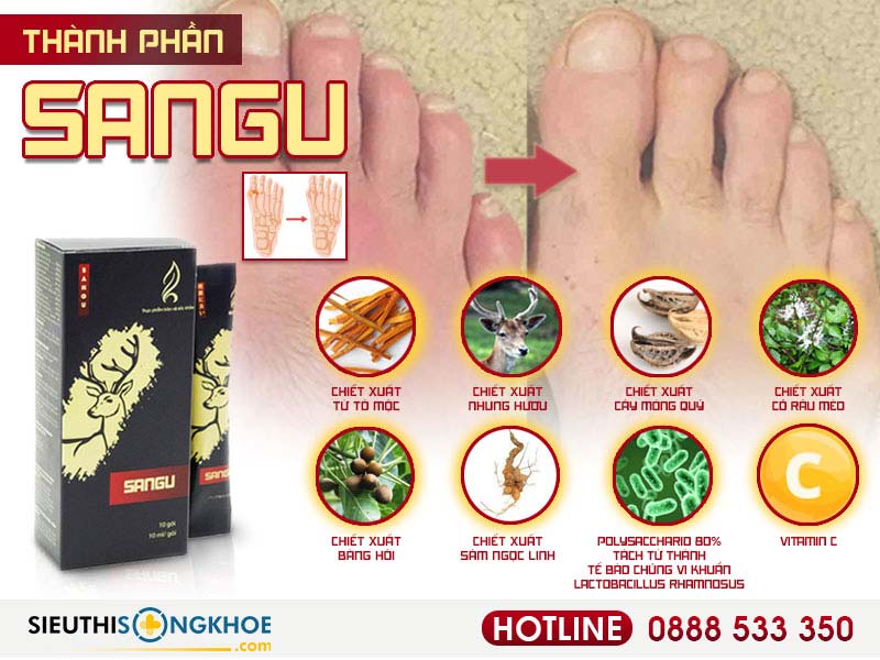 thành phần của sangu