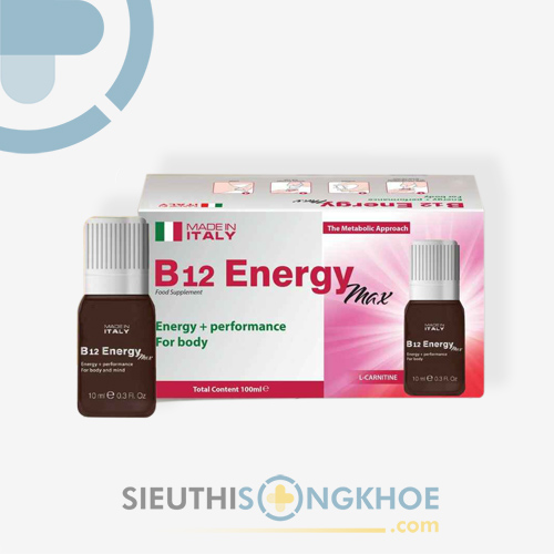 B12 Energy Max - Sản Phẩm Hỗ Trợ Duy Trì Tốt & Phục Hồi Đề Kháng Mạnh Mẽ