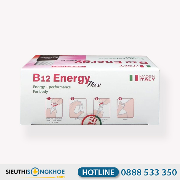 B12 Energy Max - Sản Phẩm Hỗ Trợ Duy Trì Tốt & Phục Hồi Đề Kháng Mạnh Mẽ