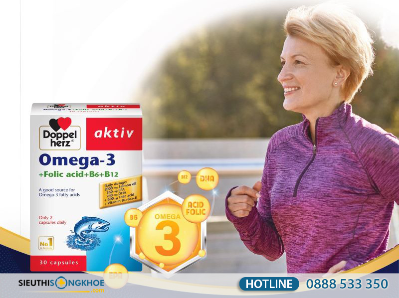 công dụng Doppelherz Aktiv Omega 3 có tốt không