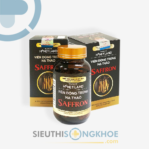 Viên Đông Trùng Hạ Thảo Saffron Honey Land - Sản Phẩm Hỗ Trợ Tăng Cường Sinh Lý Nam Nữ & Duy Trì Thể Trạng Khoẻ Mạnh