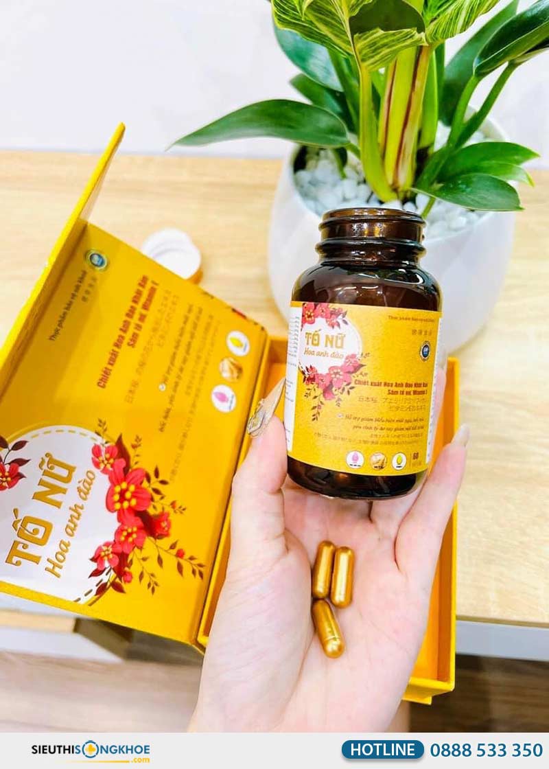 viên uống hoa anh đào