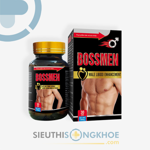 Bossmen Hỗ Trợ Tăng Cường Sinh Lý Nam Hộp 30 Viên