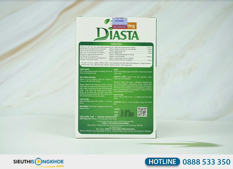 an đường diasta bán ở đâu