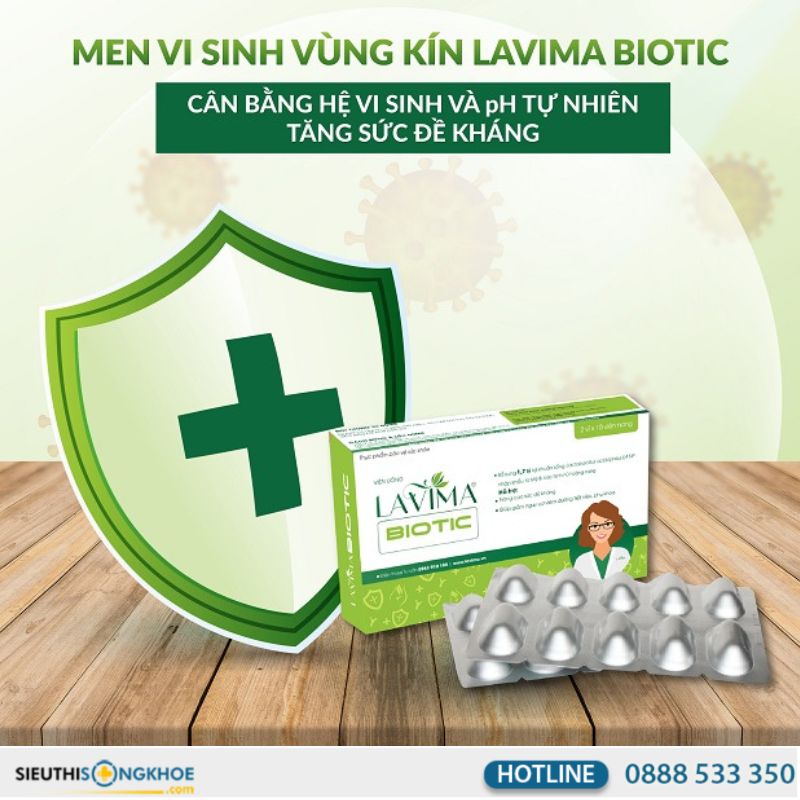 viên uống phụ khoa lavima biotic