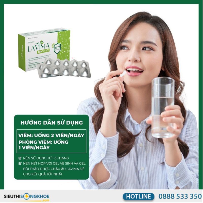 viên uống phụ khoa lavima biotic