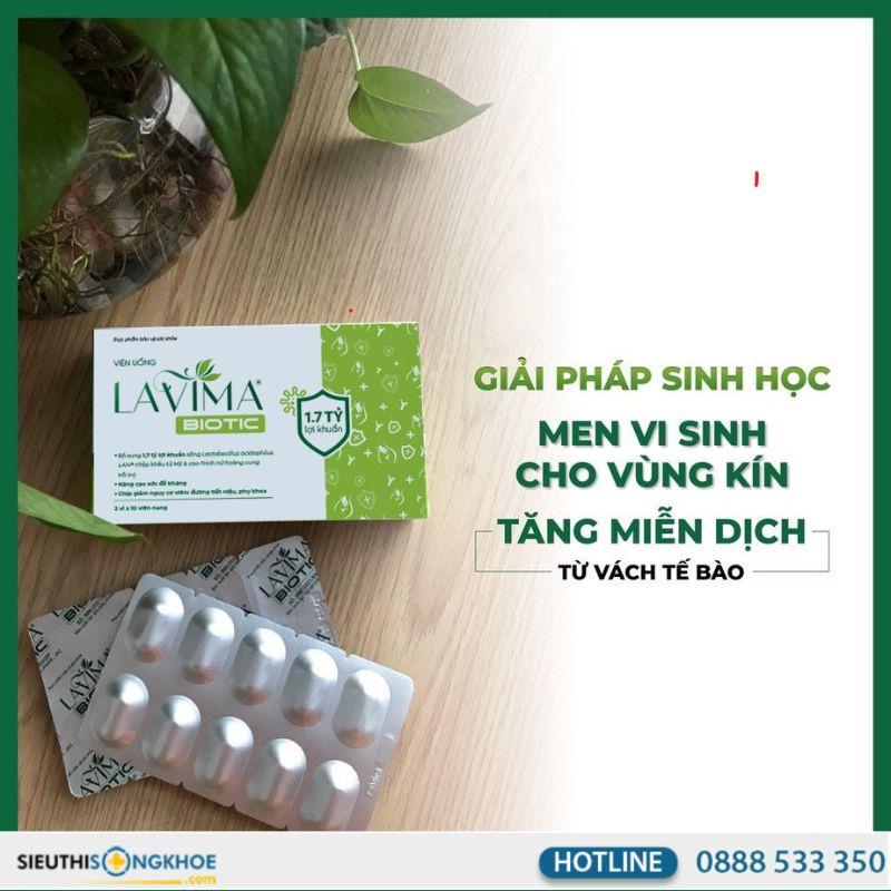 viên uống phụ khoa lavima biotic