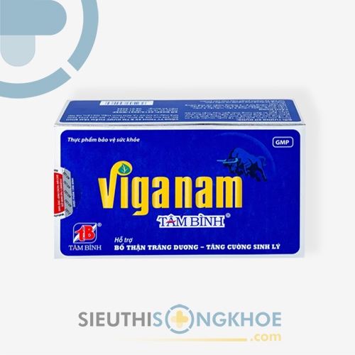 Viganam Tâm Bình - Viên Uống Hỗ Trợ Bổ Thận Tráng Dương Nam Giới