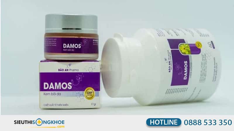Bộ viên uống + kem Damos có tốt không