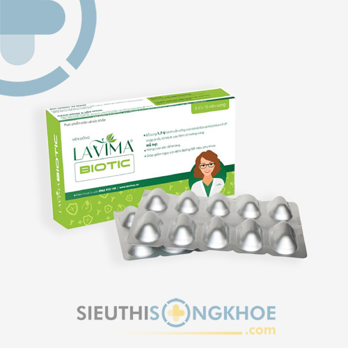 Lavima Biotic Viên Uống Hỗ Trợ Ngăn Ngừa & Điều Trị Bệnh Phụ Khoa Nữ