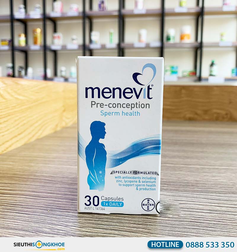 uống menevit sinh con trai