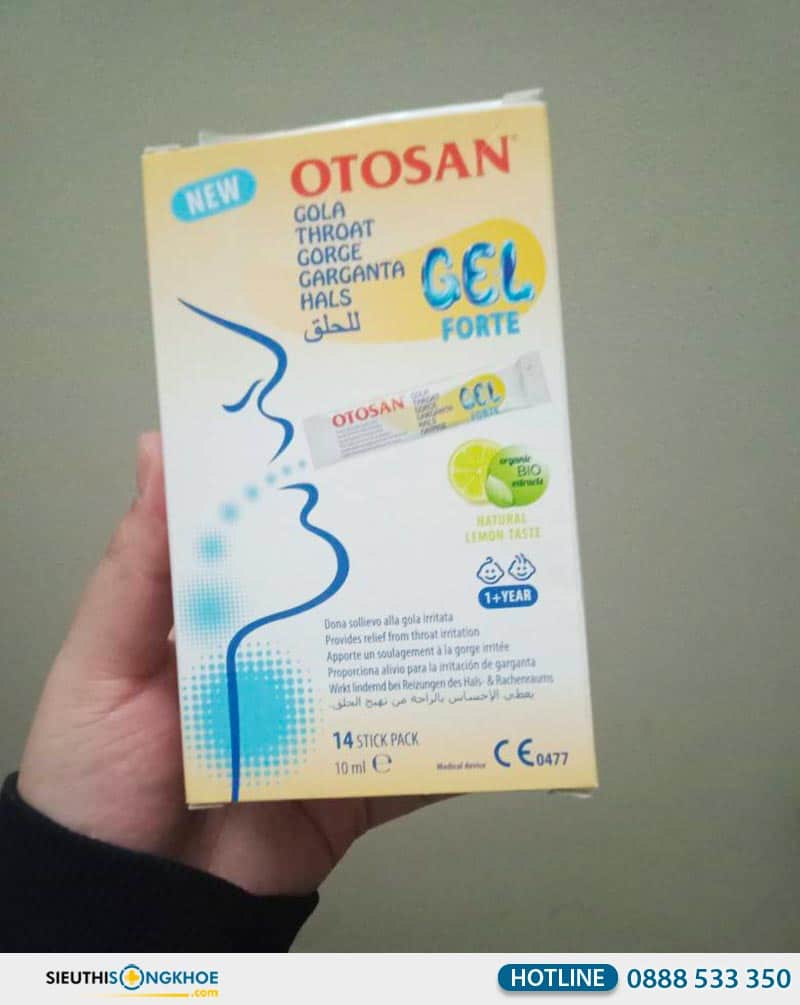 cách dùng otosan throat gel forte