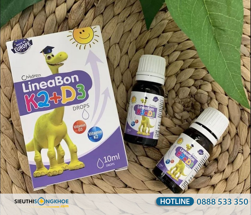 Các mẹ không nên cho bé uống Lineabon K2+D3 vào lúc đói