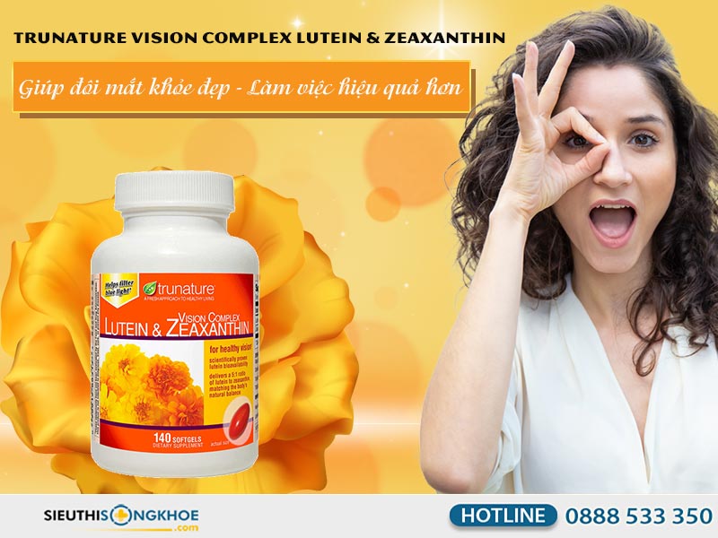 Vision Complex Lutein & Zeaxanthin của Mỹ hỗ trợ cải thiện thị lực