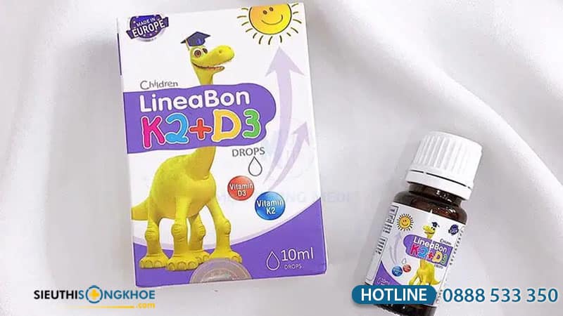 Vitamin D3 cho bé tốt nhất - Lineabon K2D3