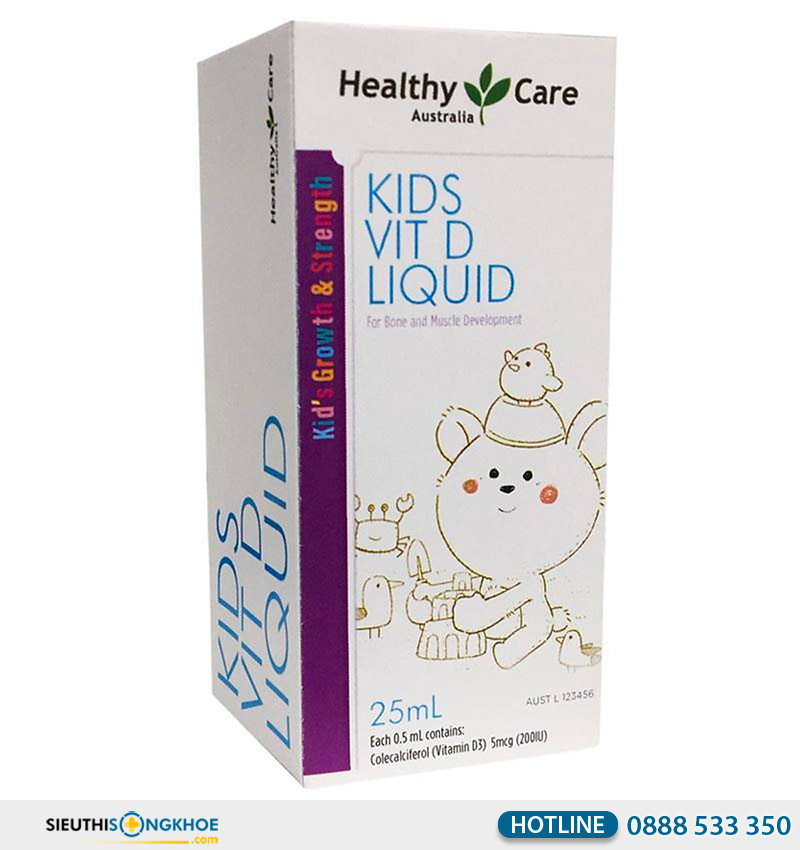 Healthy Care Kids Vitamin D Liquid