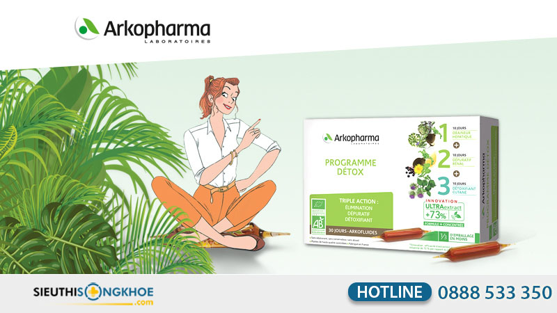 TPCN giải độc gan Arkopharma Detoxifiant Hepatique không dùng được cho bà bầu