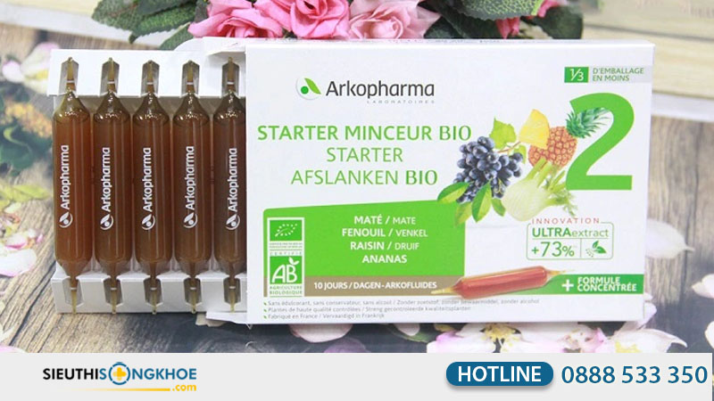 cách dùng TPCN thải độc gan Arkopharma Detoxifiant Hepatique