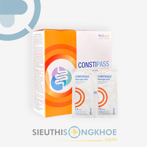 Constipass Hỗ Trợ Chống Táo Bón Cho Trẻ Em & Người Lớn Hộp 20 Gói