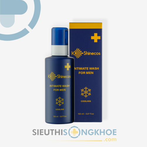 K Shinecos Intimate Wash For Men Hỗ Trợ Làm Sạch Sinh Dục Nam Giới Chai 150ml