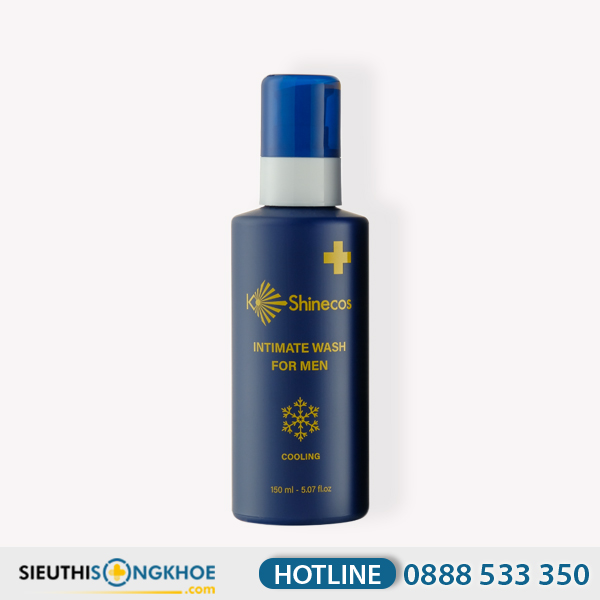 K Shinecos Intimate Wash For Men Hỗ Trợ Làm Sạch Sinh Dục Nam Giới Chai 150ml