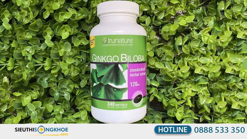 Sản phẩm Viên Uống Bổ Não Trunature Ginkgo Biloba 120mg nổi tiếng của Trunature