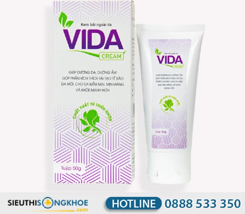 Kem bôi viêm da dị ứng Vida cream