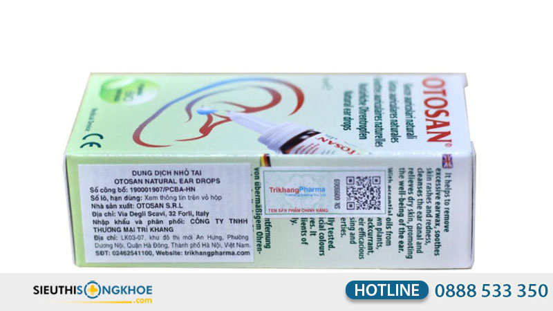 Dung dịch nhỏ tai Otosan Natural Ear Drops có tốt không
