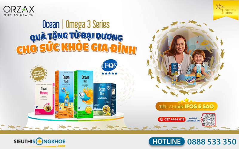 bộ sản phẩm ocean omega 3 series