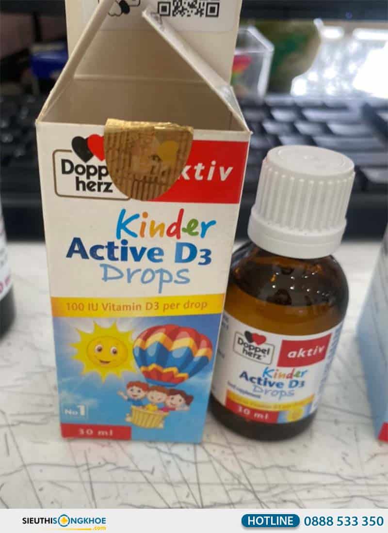 kinder active d3 drops giá bao nhiêu
