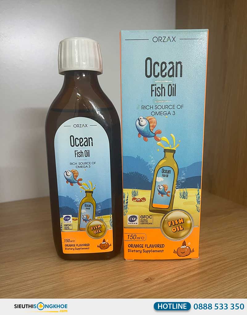 ocean orange flavored fish oil