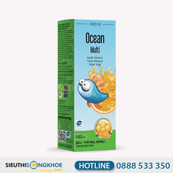 Ocean Multi Hỗ Trợ Thúc Đẩy Sự Phát Triển Toàn Diện Ở Trẻ Nhỏ Hộp 150ml