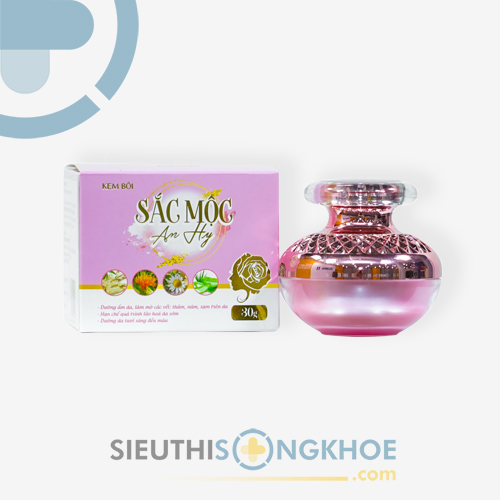 Kem Bôi Sắc Mộc An Hy Hỗ Trợ Dưỡng Sáng & Mờ Thâm Sạm Nám Da Mặt Hộp 30g