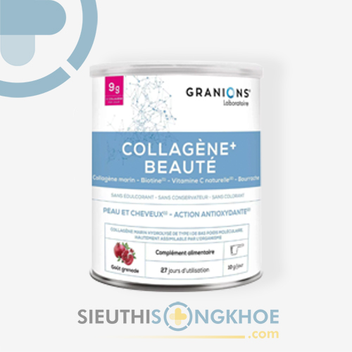 Granions Collagen Beauty Hỗ Trợ Dưỡng Da & Tóc Khoẻ Đẹp Hộp 275g