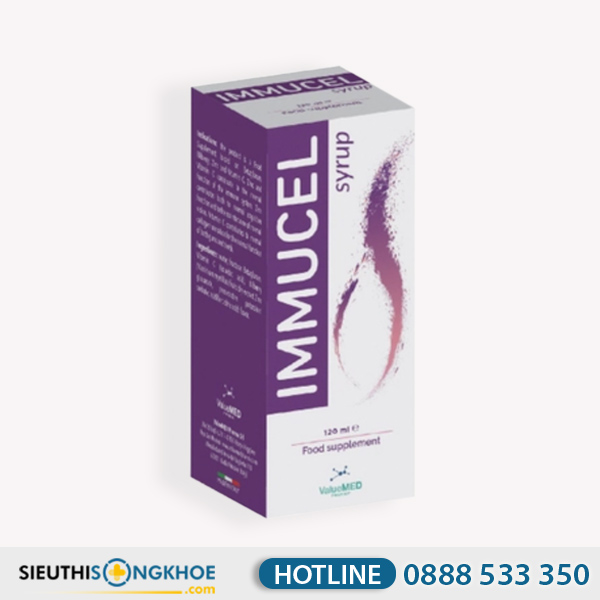 Immucel Syrup Hỗ Trợ Tăng Đề Kháng Cho Trẻ Em Chai 120ml