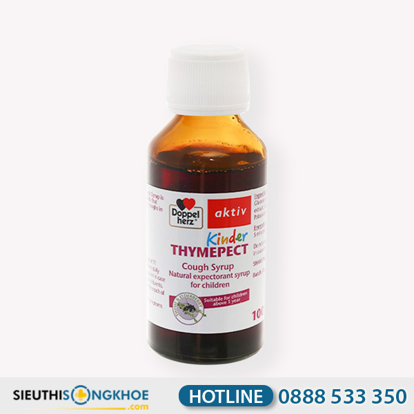 Kinder Thymepect Hỗ Trợ Giảm Ho & Long Đờm Cho Trẻ Em Chai 100ml
