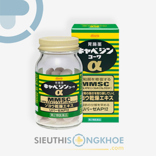 Kyabeijin Mmsc Kowa Hỗ Trợ Cải Thiện Các Bệnh Dạ Dày & Phục Hồi Hệ Tiêu Hoá Hộp 300 Viên