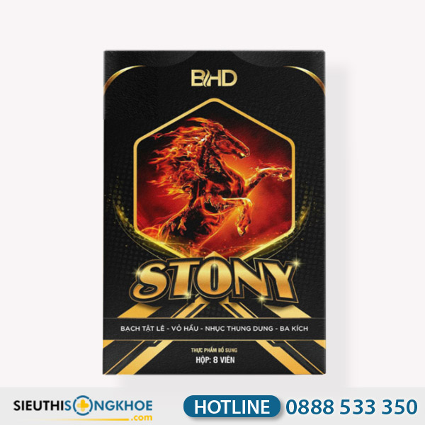 Kẹo Đổi Gió Stony Hỗ Trợ Tăng Cường Sinh Lý Nam Hộp 8 Viên