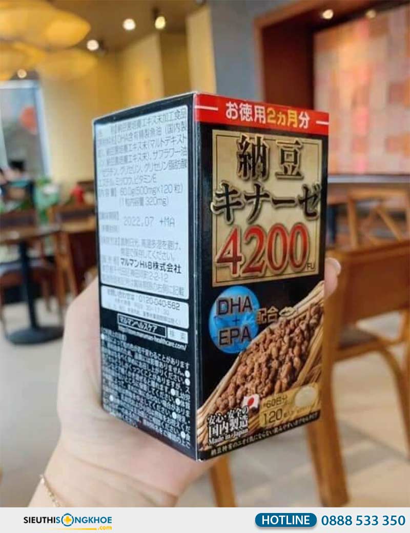maruman nattokinase 4200fu giá bao nhiêu