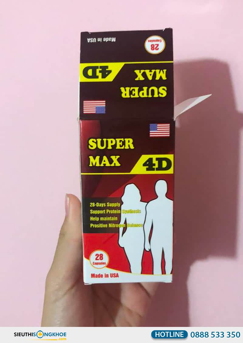 thuốc tăng cân super max 4d có tốt không