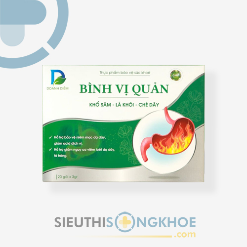 Bình Vị Quản Hỗ Trợ Bảo Vệ & Cải Thiện Các Bệnh Lý Dạ Dày Hộp 20 Gói x 3g